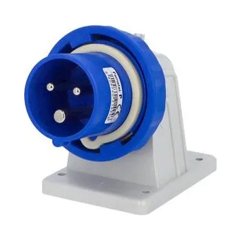 Elektrická zásuvka Famatel Přívodka vestavná 14250 IP67/230V/16A/3P 6h, úhel 90° - SpeedPRO