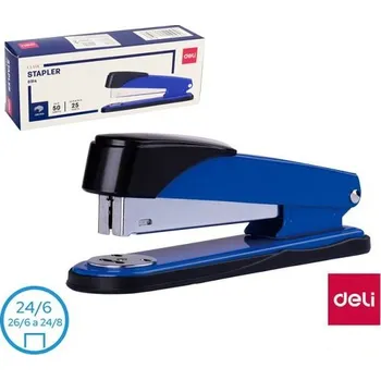 Sešívačka celokovová DELI E0314 modrá