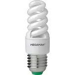 MEGAMAN zářivková kompaktní spirálová žárovka 8W E27