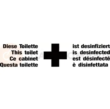 Informační tabulka Štítek na víko toalety | CONTACTO, 4347/610