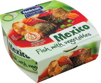 Nekton Mexico opečená ryba se zeleninou 200 g
