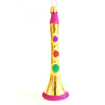 Vánoční ozdoba Vánoční ozdoba Klarinet zlatý