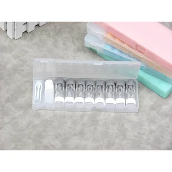 Kontaktní čočky Obsáhlé cestovní pouzdro na kontaktní čočky - Šedá