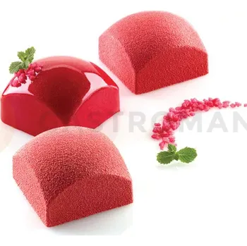 Kuchyňská sůl Silikonová forma na moučníky a dezerty Square - 8x 60x60x39 mm, 110 ml | SILIKOMART, Square Sphere 110