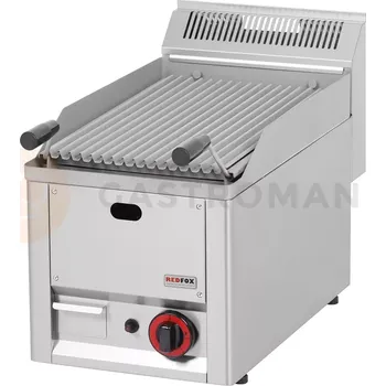 Kuchyňský gril Lávový gril S 330x600x290 mm, 6,5 kW | REDFOX, GL-30-GLS