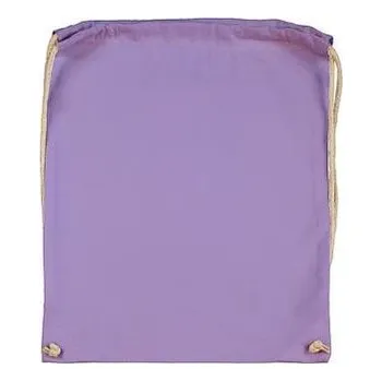 Městský batoh Batoh bavlněný, 140 g/m2, 37 x 48cm, sv. fialový levandulový (Lavender)
