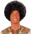 Karnevalová paruka Widmann Afro paruka kudrnatá černá