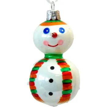 Vánoční ozdoba Vánoční ozdoba sněhulák se šálou 251