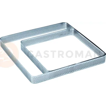 Výroba svíčky Cukrářská perforovaná forma na dorty - čtvercová - 19x19x2 cm, zaoblené hrany | PAVONI, XF04