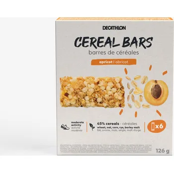 DECATHLON Cereální tyčinky meruňkové 6 ks