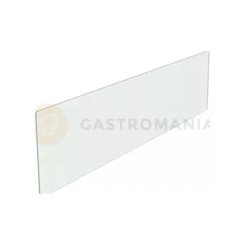 Nástavec na skříň Skleněný přední panel, 1650 mm | ASBER, FCG-511
