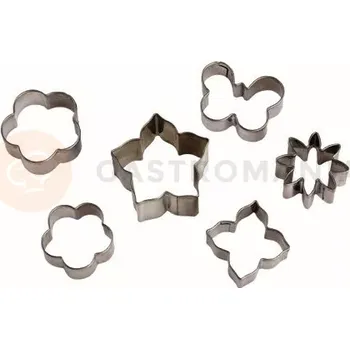 Výroba svíčky Sada nerezových vykrajovátek na těsto - mini, 6 ks | PAVONI, STP00