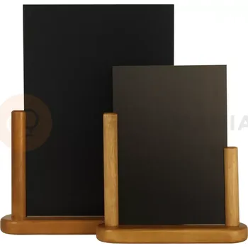 Jídelní židle Tabule na menu s dřevěným podstavcem v přírodní barvě 150x100 mm | CONTACTO, 7685/150