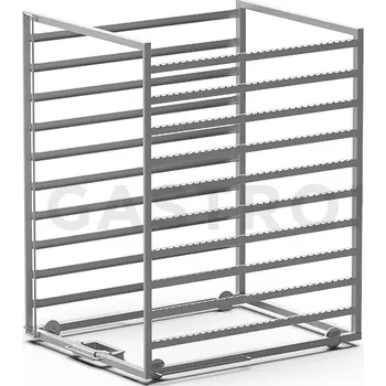 Koš na plechy10x GN 2/1 k vozíku XWVYC-0021 k pecím COUNTERTOP 1021 | UNOX, XWVBC-1021