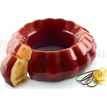 Výroba svíčky Sada forem pro výrobu uměleckých moučníků a zmrzlinových kreací Diamond Crown | SILIKOMART, Kit Diamond Crown