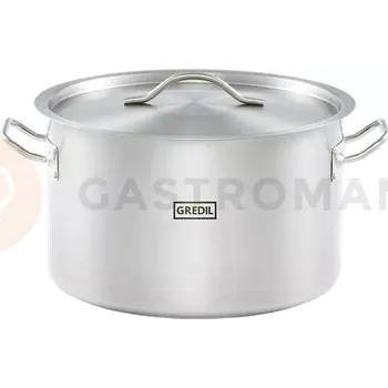 Hrnec Nerezový hrnec s poklicí, střední 32 cm, 16,1 l | GREDIL, 012325