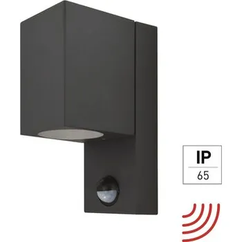 Venkovní osvětlení Venkovní nástěnné svítidlo E2 Aster IP65 GU10 15 W antracit se senzorem pohybu