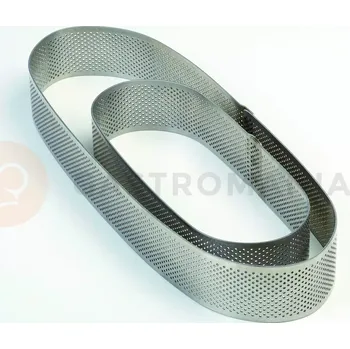 Výroba svíčky Cukrářská perforovaná forma na dorty - oválná - 9x29x3,5 cm | PAVONI, XFO299035