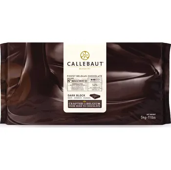 Potravina Hořká čokoláda bez cukru 54% 5 kg blok | CALLEBAUT, MALCHOC-D-123