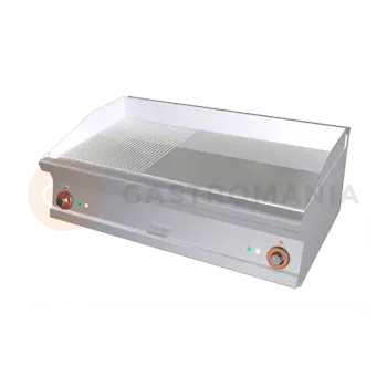 Kuchyňský gril Plotna grilovací hladká chrom elektrická 11,25 kW | RM GASTRO, FTLT 610 ETS