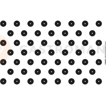 Čokoláda Plastová šablona na makronky - 59x39 cm - 51MA0032 | MARTELLATO, MACARON EQUIPMENT