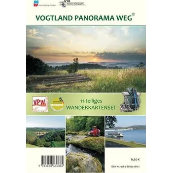Vogtland Panorama Weg. Kartenmappe mit 11 Karten