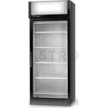 Chladící skříň jednostranně prosklená s křídlovými dveřmi, horní agregát, ventilátor, 4. tř., nerezový interiér, 725x750x2020 mm | RAPA, SCh - S 725 ecoline