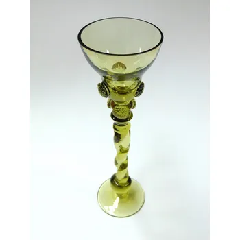 Svícen Lesní sklo svícen 23cm