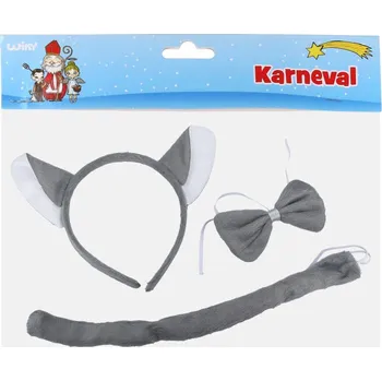 Karnevalový doplněk Wiky 880242 karnevalový set vlk