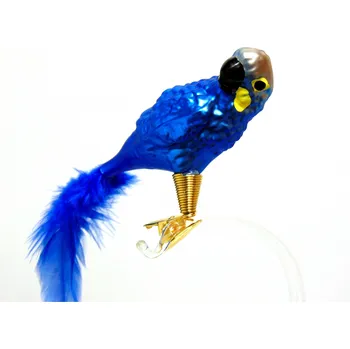 Vánoční ozdoba Vánoční ozdoba Papoušek 1960 modrý