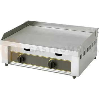 Kuchyňský gril Grilovací deska plynová 600x400 mm | ROLLER GRILL, 777174