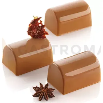 Kuchyňská sůl Forma na moučníky a dezerty - 8x 140 ml, 75x50x46 mm | SILIKOMART, Bûchette 140