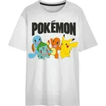 Pokémon tričko Přátelé bílé vel. 110/116