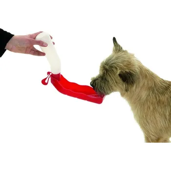 Miska pro psa Lahev cestovní plast 250ml mix KAR 1ks černá