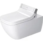 Duravit Happy D.2 - Závěsné WC pro bidetové sedátko SensoWash, Rimless, sWonderGliss, bílá 25505900001