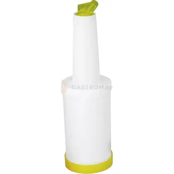 Trekingová hůl Láhev 1 litr, žlutá | GASTRO-TIP, 7550416