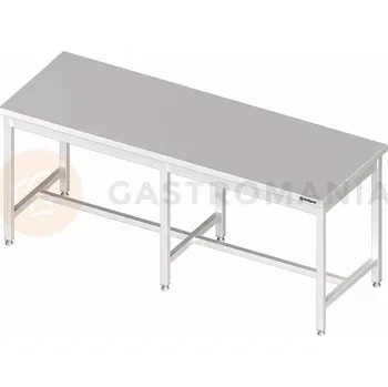 Kuchyňská linka Stůl nerezový centrální bez police 2500x700x850 mm | STALGAST, 980097250