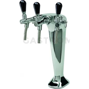 Barová židle Pípa pro distributory pod úrovní desky, studená voda/perlivá/letní | MIJAR, Potrójny