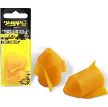 Rybářská vábnička Black Cat Chrastítka Propeller Rasseln-fluo orange-2ks Délka: 2,4cm