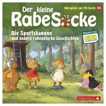 První čtění Der kleine Rabe Socke - Die Sportskanone und andere rabenstarke Geschichten, 1 Audio-CD - Thalbach, Anna