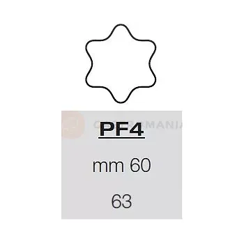 Výrobník cukrové vaty Šablona s formičkami na těsto - 63x hvězda 60 mm, 57,5x39 cm | PAVONI, PF4