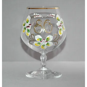 Sklenice Výroční sklenička Carmen 80 let čirá