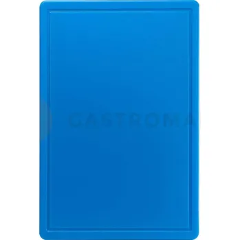 Granitový dřez Deska ke krájení s výřezem z modrého polypropylenu 60x40x1,8 cm | STALGAST, 341634