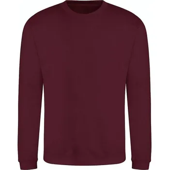 Pánská mikina Měkká bavlněná mikina přes hlavu Just Hoods Barva: Červená vínová, Velikost: 5XL JH030