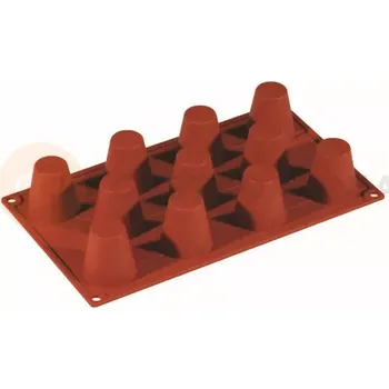 Kuchyňská sůl Silikonová forma Formaflex na monoporce - 300x175 mm, 11 ks x 45x48 mm, 51 ml - FR030 | PAVONI, Baba Medio