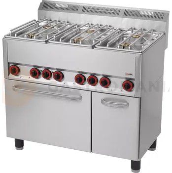 Sporák Plynový sporák s el. troubou 6x4,5 kW | REDFOX, SPT-90-GLS