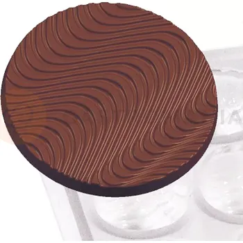Výrobník cukrové vaty Polykarbonátová podložka na čokoládu, kolo | CONTACTO, 6751/019