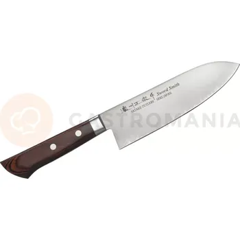 Kuchyňský nůž Nůž Santoku, 17 cm | SATAKE, Unique Mahogany