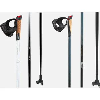 Sjezdová hůlka INOVIK Běžkařské hole 500 130cm BÍLÁ