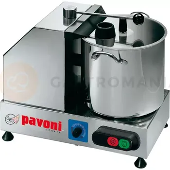 Palička na maso Kuter z regulowaną prędkością o kapacitě 5,5 litra | PAVONI, CUTTC6W